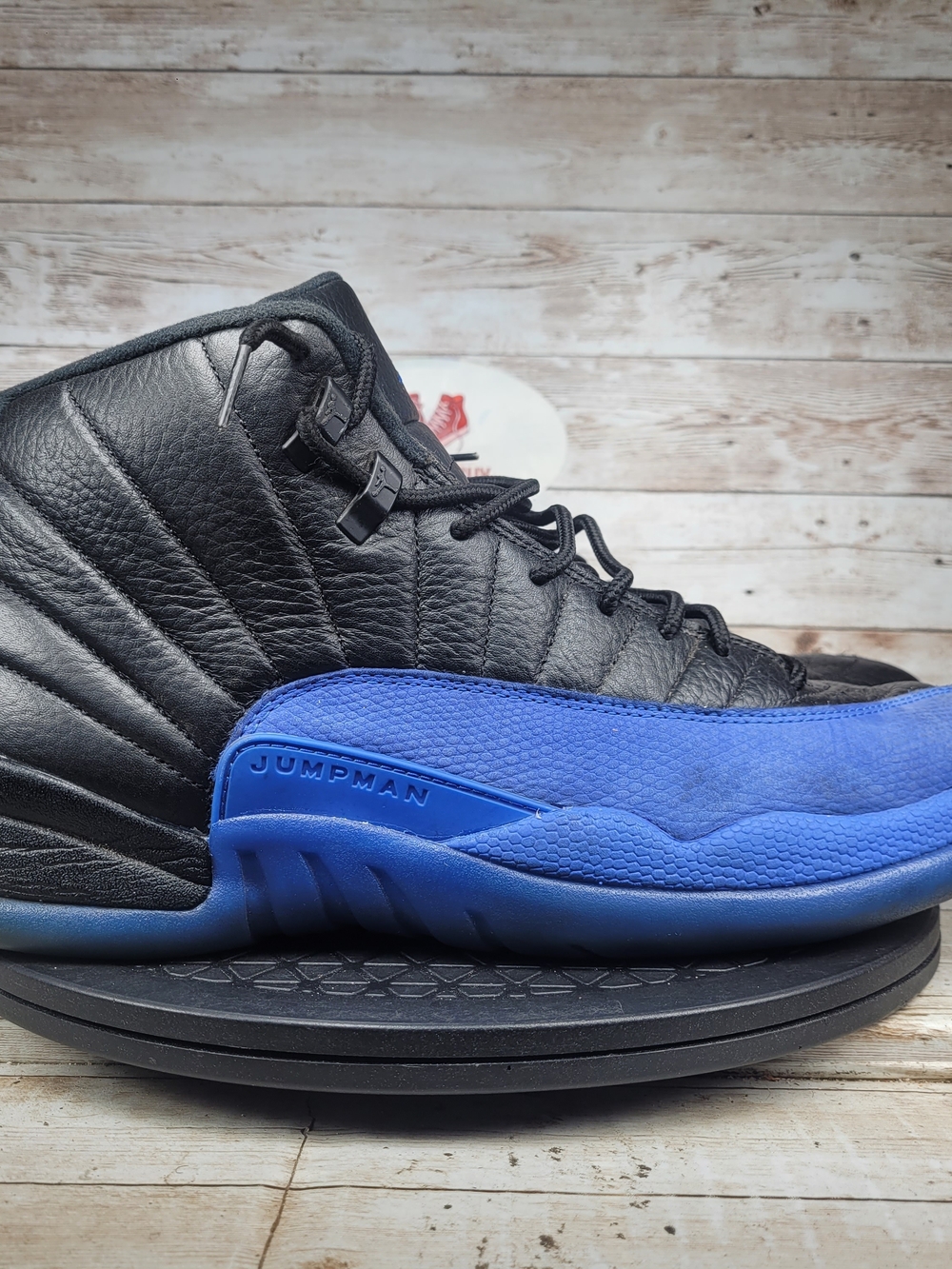 Jordan 12 Retro Sneakers Men's Size 13 Black Blue Sports Outdoor Running Shoes